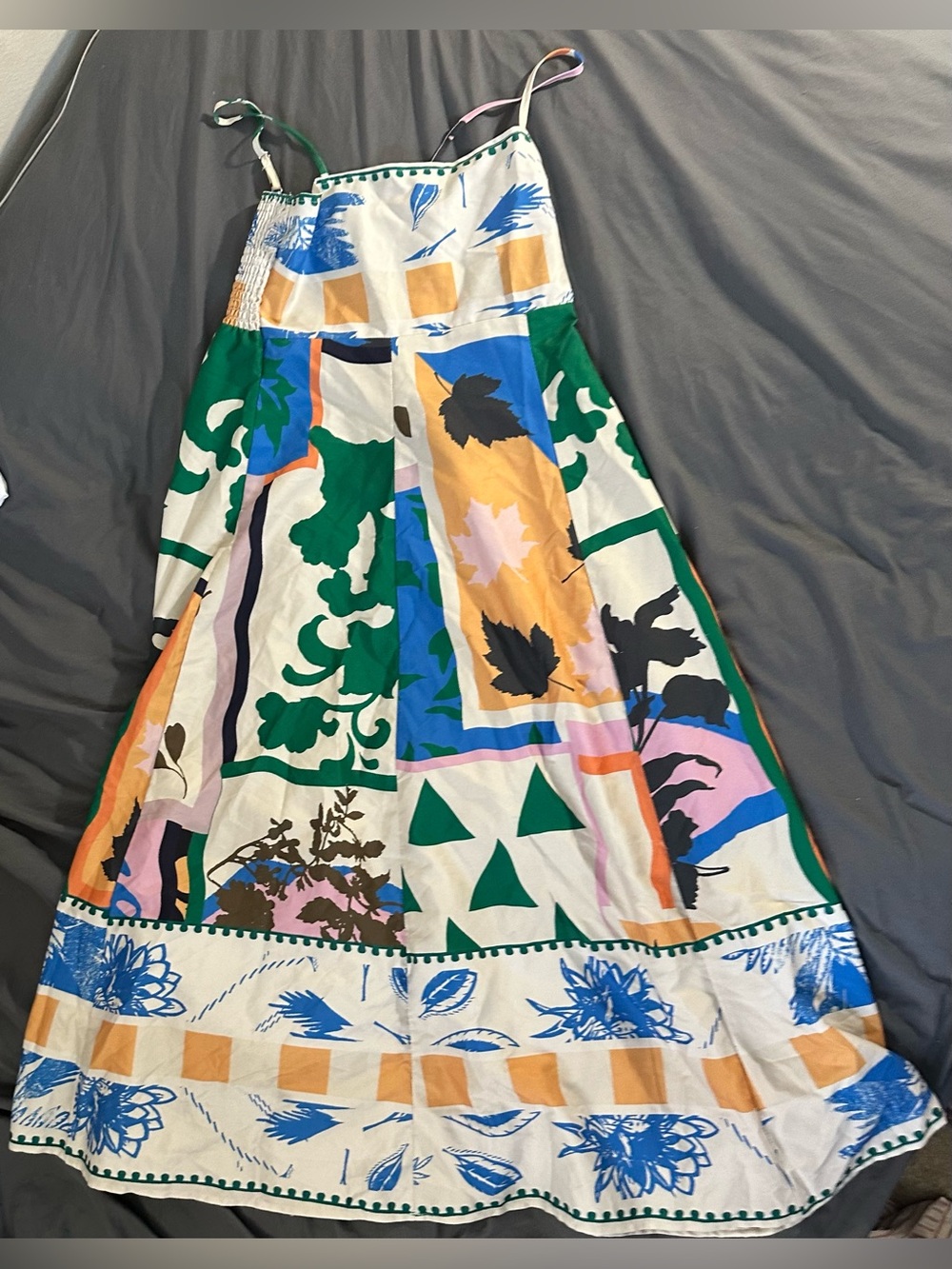 Multicolor Printed Maxi Dress - Casual Summer Dress